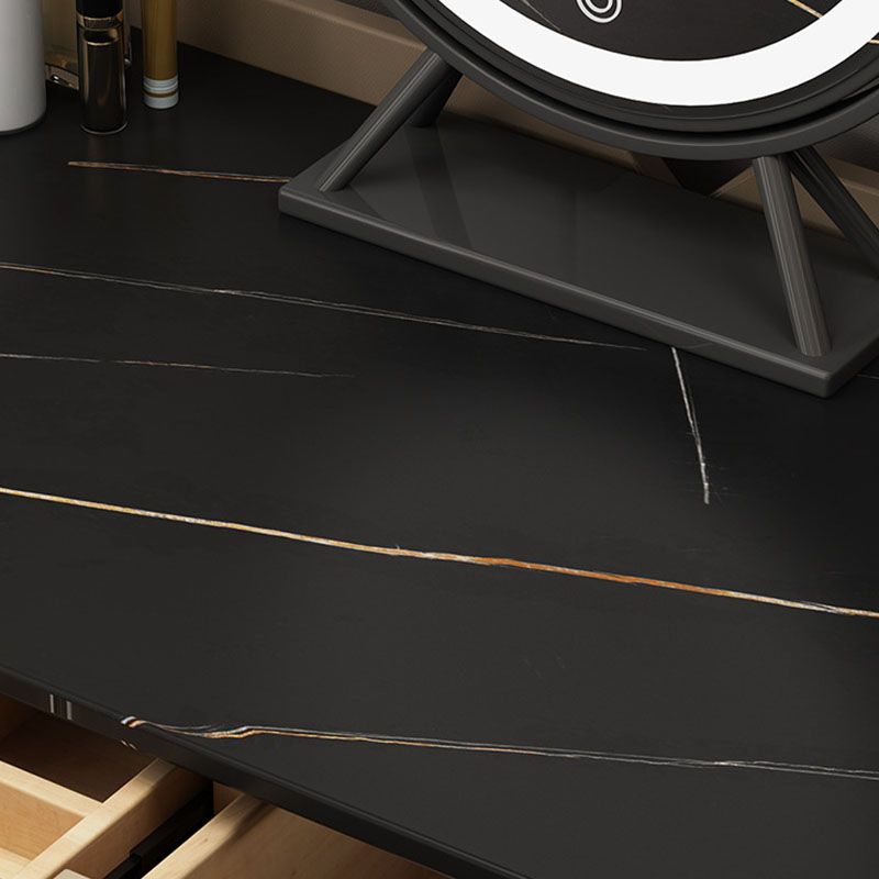 Make-up Eitelkeit mit 3 Schubladen mit Make-up-Tisch und Hocker zeitgemäß