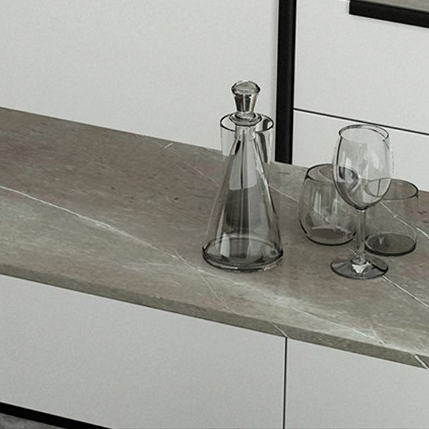 Modern Rectangle Bar Dining Table Indoor Bar Height Table with Iron Base 42-Inch Top Clearhalo 'Bar Furniture' 'Bar Tables' 'bar_tables' 'furn' 'furn_bar_tables' 'Furniture' 'furniture_bar_tables' 'Kitchen & Dining Furniture' 'kitchen&dining_furn' 'kitchen' 1200x1200_38b31b3e-77db-422a-8694-7147a0bc2278