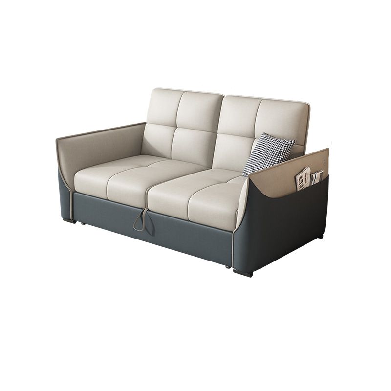 Manual Reclining Cushion Back Sectional Sofa 35.43"High Fabric Sofa Bed with Storage Clearhalo 'furn' 'furn_sectionals' 'Furniture' 'furniture_sectionals' 'Living Room Furniture' 'Sectionals' 1200x1200_38b35f41-ba6f-4862-ac1f-82ddea0ae179