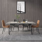 Metal Industrial Rectangle Dining Table Sintered Stone Top Table with Black Legs Clearhalo ' dining_table' 'Dining Tables & Seating' 'Dining Tables' 'furn' 'furn_dining_table' 'Furniture' 'furniture_dining_table' 'Kitchen & Dining Furniture' 'kitchen&dining_furn' 'kitchen' 'kitchen_dining_table' 1200x1200_38b3e523-cf58-40b0-8dbc-fa7d35c36cc3