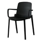 Scandinavian Plastic Dining Arm Chair Solid Back Kitchen Dining Armchair Clearhalo ' kitchen&dining_furn' 'Dining Chairs' 'Dining Tables & Seating' 'dining_chair' 'furn' 'furn_dining_chair' 'Furniture' 'furniture_dining_chair' 'Kitchen & Dining Furniture' 'kitchen' 1200x1200_38b52f78-5b46-4330-8fd2-c46f2f1e1d0a
