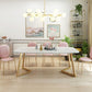 Metal Traditional Luxury Rectangle Indoor Table Sintered Stone Dining Table with Sled Base Clearhalo ' dining_table' 'Dining Tables & Seating' 'Dining Tables' 'furn' 'furn_dining_table' 'Furniture' 'furniture_dining_table' 'Kitchen & Dining Furniture' 'kitchen&dining_furn' 'kitchen' 'kitchen_dining_table' 1200x1200_38b8ea1d-5540-4cfc-8c0b-4025841fbcf7