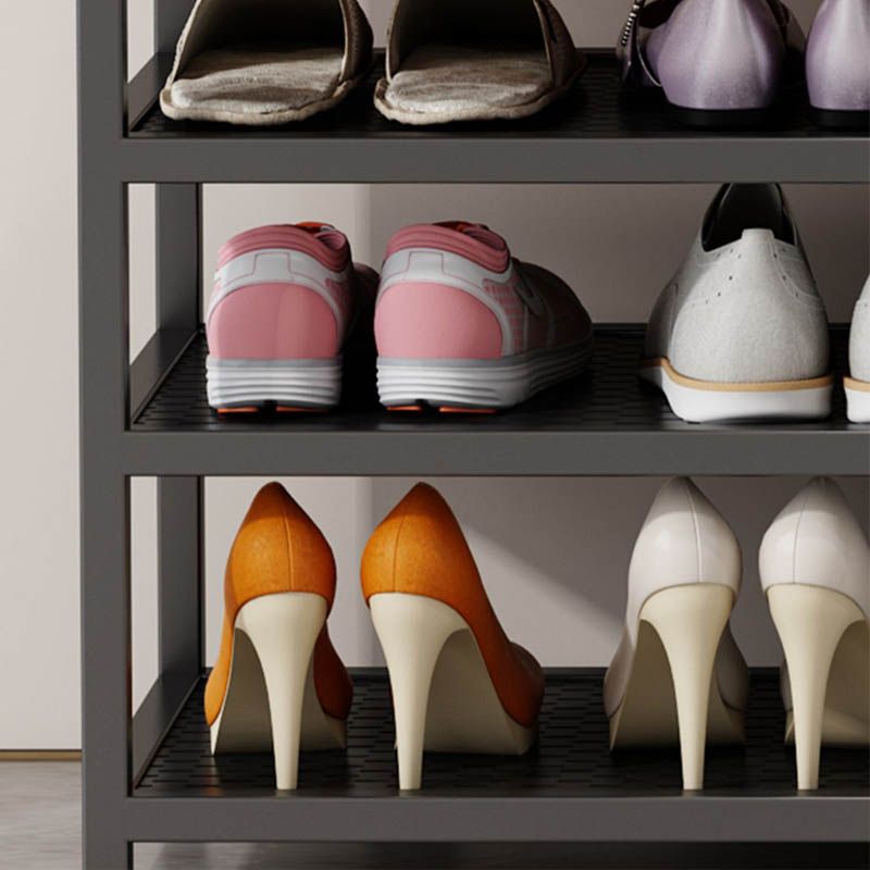 Modern Entryway Bench Cushioned Metal 12.5 Inch Width Seating Bench with Storage Clearhalo 'Benches' 'Chairs & Seating' 'furn' 'furn_benches' 'Furniture' 'Living Room Furniture' 1200x1200_38b9e708-ee77-49fd-a782-2dd6ae2f3faa