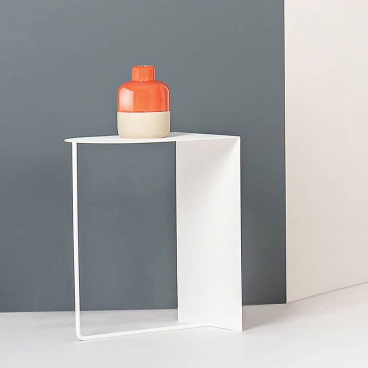 Tavolo da notte moderno alto 12 "comodini in ferro-taglio per soggiorno