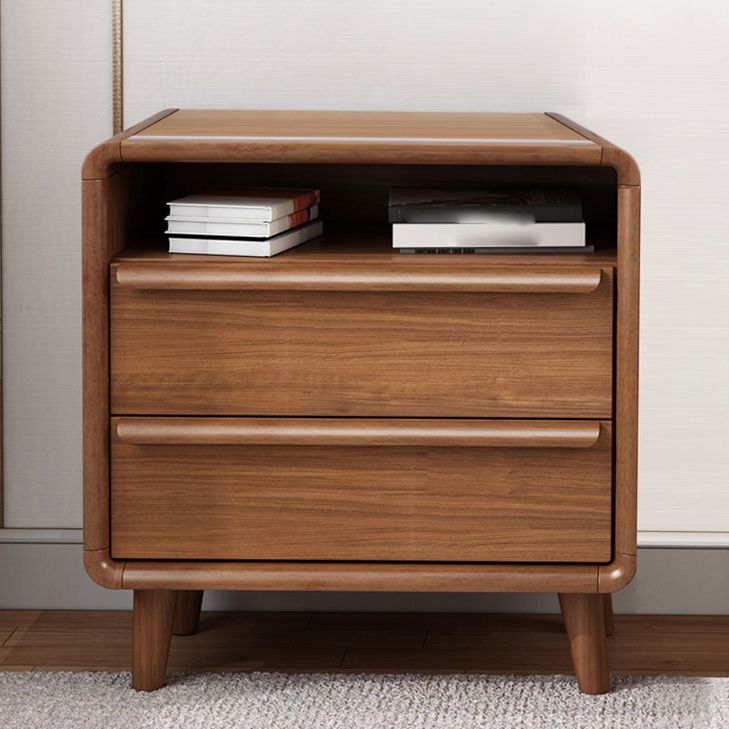 Mobile rettangolare moderno mobile laterale minimalista in legno con cassetto