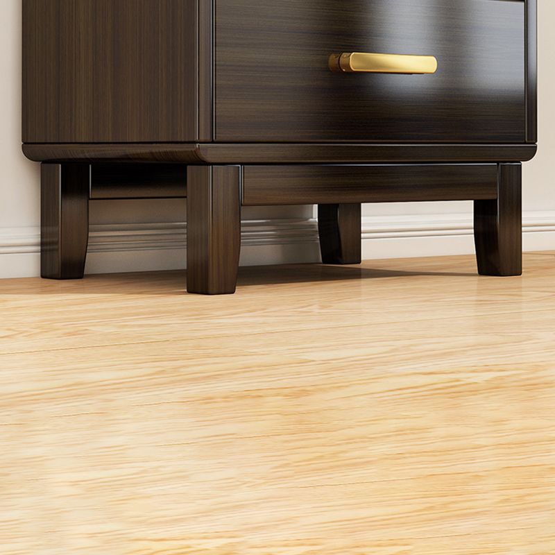 Glam -stijl Acryl -deurserver Bamboo Dinner Server met 1 lade