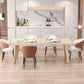 Modern 1/5/6 Pieces Dining Set Rectangle Pine Wood Dining Table for Dining Room Clearhalo 'Dining Room Sets' 'Dining Tables & Seating' 'dining_room_set' 'furn' 'furn_dining_room_set' 'Furniture' 'furniture_dining_room_set' 'Kitchen & Dining Furniture' 1200x1200_38c339d9-948e-439c-8334-8c4d7000b67c