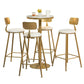 Nordic Style Bar Table Artificial Marble Pub Table for Restaurant Clearhalo 'Bar Furniture' 'Bar Tables' 'bar_tables' 'Furniture' 'furniture_bar_tables' 'Kitchen & Dining Furniture' 1200x1200_38c51fb9-086b-4ffa-b9dc-1587112f70c0