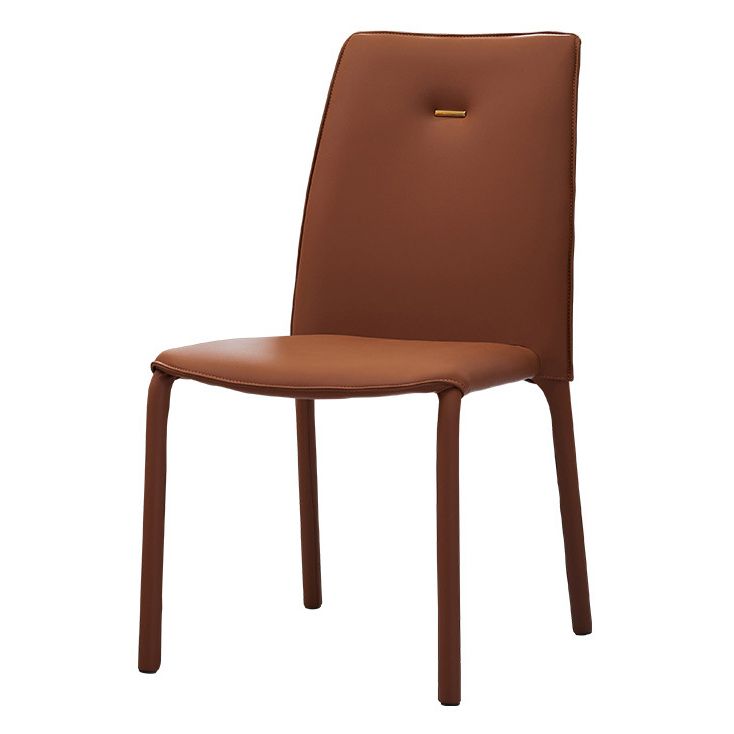 Modern Style Dining Chair Armless Chairs with Metal Legs for Home Clearhalo 'Dining Chairs' 'Dining Tables & Seating' 'dining_chair' 'furn' 'furn_dining_chair' 'Furniture' 'Kitchen & Dining Furniture' 1200x1200_38c9c062-1ca4-47df-8b92-30523eca9d95