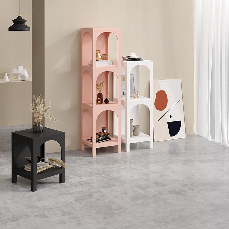 13.78 "W Scandinave antique finis final étagère bibliothèque en métal étagère avec étagères