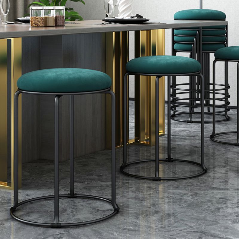 Standard Ottoman Round Corduroy Glam Whole Colored Tear Resistant Ottoman Clearhalo 'furn' 'furn_ottomans_poufs' 'Furniture' 'Living Room Furniture' 'Ottomans & Poufs' 'ottomans_poufs' 1200x1200_38cfceed-6054-439e-84d1-79a593b96c56