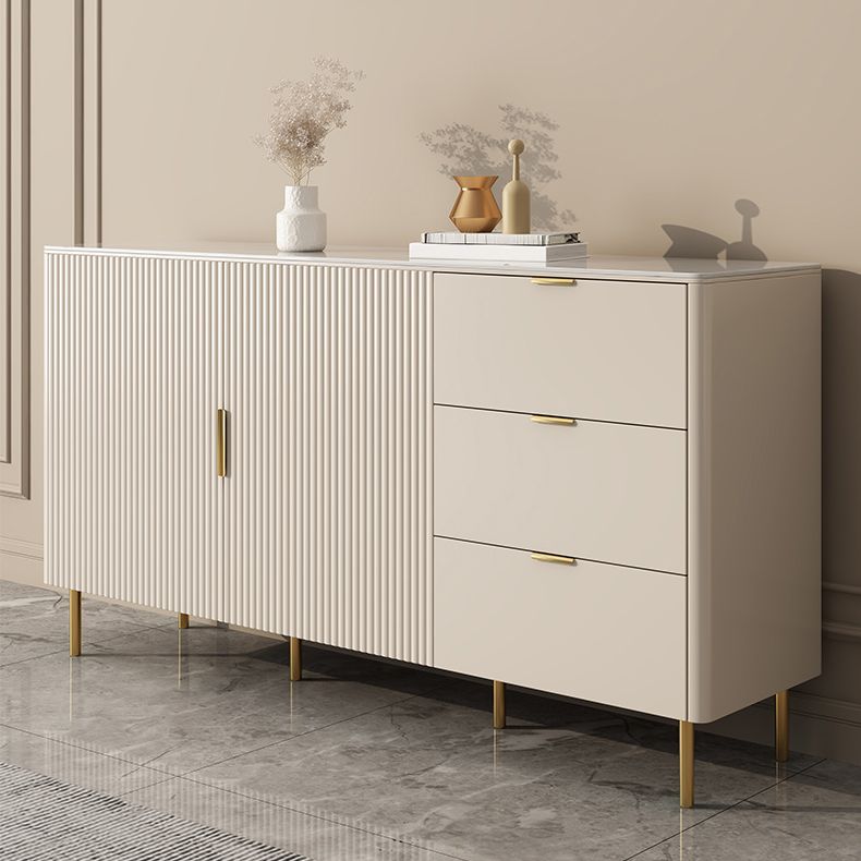 Glam Sideboard Schrankstein Sideboardtisch mit Schubladen für die Küche