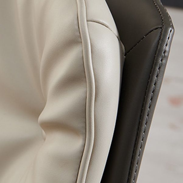 Contemporary Style Faux Leather Dining Chairs Armless Solid Back Chair Clearhalo 'Dining Chairs' 'Dining Tables & Seating' 'dining_chair' 'furn' 'furn_dining_chair' 'Furniture' 'furniture_dining_chair' 'Kitchen & Dining Furniture' 1200x1200_38d1085c-35ef-409f-9878-faaf3efbc60e