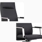 Contemporary Arm Chair Fixed Arms Wheels Black Leather High Back Chair Clearhalo 'furn' 'furn_office_chair' 'Furniture' 'Office Chairs' 'Office Furniture' 'office_chair' 1200x1200_38d14996-6879-4c72-b15e-4530fbae45e5