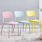 Contemporary Style Dining Chair Plastic Kitchen Dining Armless Single Chair Clearhalo ' kitchen&dining_furn' 'Dining Chairs' 'Dining Tables & Seating' 'dining_chair' 'furn' 'furn_dining_chair' 'Furniture' 'furniture_dining_chair' 'Kitchen & Dining Furniture' 'kitchen' 1200x1200_38d226f2-638e-4c31-ac1c-49a6c186438c