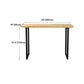 Light Brown Modern Style Bar Table Solid Wood Bar Table with Metal Base Clearhalo 'Bar Furniture' 'Bar Tables' 'bar_tables' 'furn' 'furn_bar_tables' 'Furniture' 'furniture_bar_tables' 'Kitchen & Dining Furniture' 1200x1200_38d2887a-c49b-4822-94cf-9f06539a8092