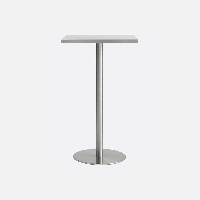 Industrial Style Stainless Steel Bar Table 42-inch Height Table for Coffee Shop Clearhalo 'Bar Furniture' 'Bar Tables' 'bar_tables' 'furn' 'furn_bar_tables' 'Furniture' 'furniture_bar_tables' 'Kitchen & Dining Furniture' 1200x1200_38d364c8-d37a-4acb-841c-e3551cfb66b2