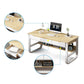 23 "W Hedendaags Writing Desk rechthoekige houten computerbureau met laden