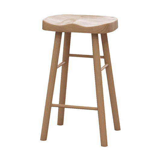 豪華な長方形のソリッドウッドバーテー​​ブルセット1/3ピースバックレススツール付きカウンターテーブル