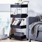 Contemporary Open Etagere Bookshelf with Steel Frame Plastic Bookshelf Clearhalo 'Bookcases' 'furn' 'furn_bookcases' 'Furniture' 'furniture_bookcases' 'kitchen' 'kitchen_bookcases' 'Living Room Furniture' 'Office Furniture' 1200x1200_38d55807-b2f1-45e2-9a1b-55d52472c268