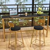 Stenen bar eettafel glam rectangle balk tafel met schroefvoetstuk voor woonkamer