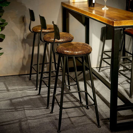 Tavolo da barra industriale da tavolo da barra industriale di rettangolo in legno in legno in legno