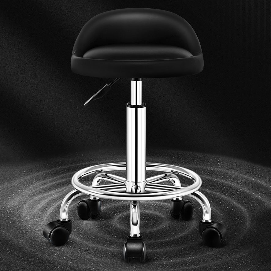 Modern Armless Backrest Counter Stool Steel Bedroom Bar Stool with Cushion Clearhalo 'Bar Furniture' 'Bar Stools' 'bar_stools' 'furn' 'furn_bar_stools' 'furniture_bar_stools' 'Kitchen & Dining Furniture' 'kitchen&dining_furn' 'kitchen' 'kitchen_furn' Furniture' 1200x1200_38d8e0ff-fcac-4496-b76d-48f13cd3ddfa