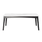 Modern White Dining Table with 4 Legs Rectangle Slate Dining Table Clearhalo 'Dining Tables & Seating' 'Dining Tables' 'dining_table' 'furn' 'furn_dining_table' 'Furniture' 'furniture_dining_table' 'Kitchen & Dining Furniture' 'kitchen' 'kitchen_dining_table' 1200x1200_38db1180-e71c-4f0d-8c97-753318f6ffca
