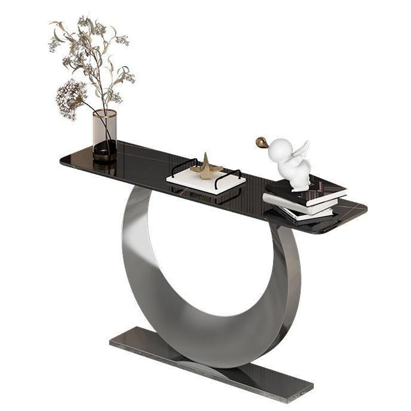 Tabla de acento de consola contemporánea mesa de consola rectangular en piedra