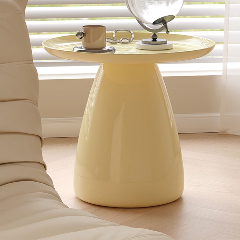 Pedestal End Table Plastic Round Side Sofa Side Accent Table with Tray Top Clearhalo 'Coffee & Accent Tables' 'End & Side Tables' 'end_side_tables' 'furn' 'furn_end_side_tables' 'Furniture' 'Living Room Furniture' 1200x1200_38dccddf-23ed-4fea-8ad1-aa5184996e7f