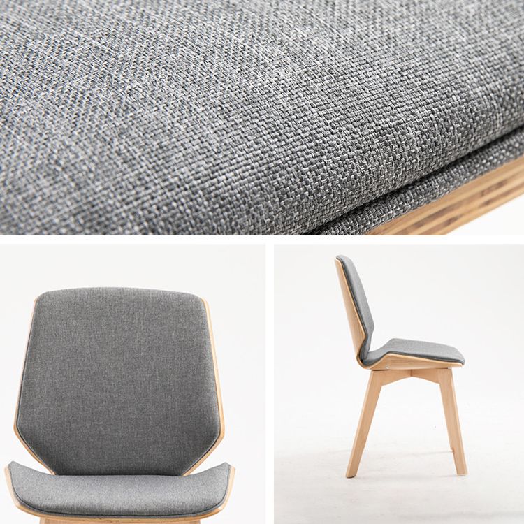 Wood Kitchen Dining Room Chair Contemporary Style Solid Back Side Chairs Clearhalo ' kitchen&dining_furn' 'Dining Chairs' 'Dining Tables & Seating' 'dining_chair' 'Furniture' 'furniture_dining_chair' 'Kitchen & Dining Furniture' 'kitchen' 1200x1200_38dd7139-49b4-48b7-8105-2065568b6965