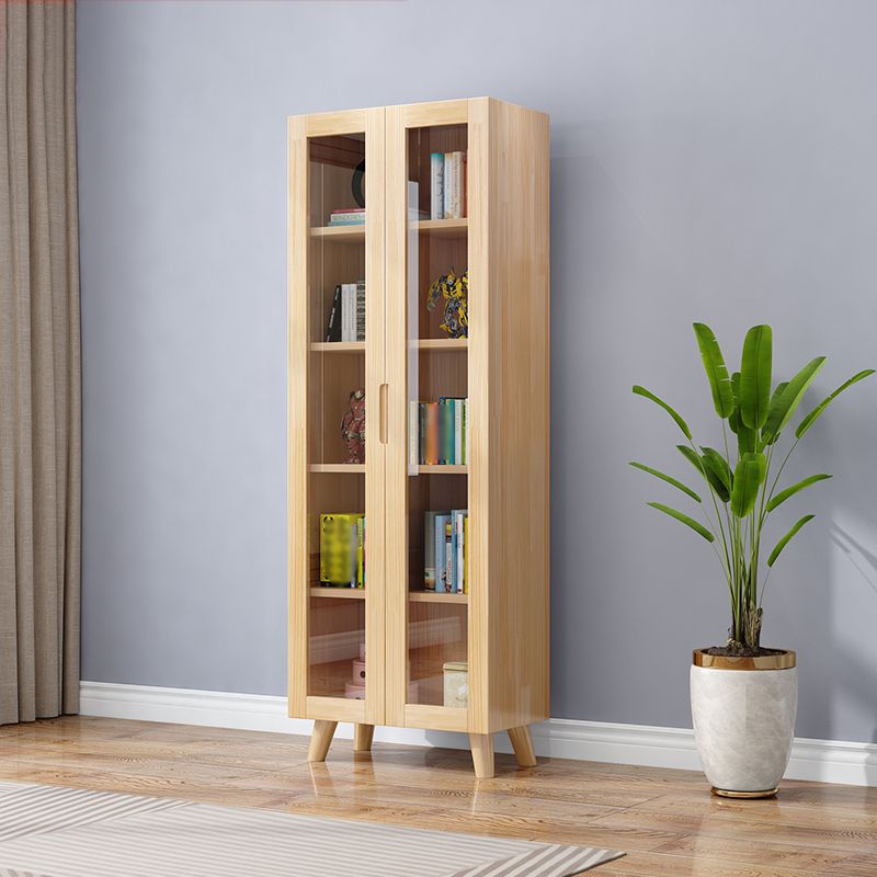 Modern Manufactured Wood Standard Bookcase Natural Vertical Bookcase Clearhalo 'Bookcases' 'furn' 'furn_bookcases' 'Furniture' 'furniture_bookcases' 'kitchen' 'kitchen_bookcases' 'Living Room Furniture' 'Office Furniture' 1200x1200_38dff9df-0681-4a13-b1d8-7474091745c5