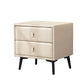Table de nuit en bois artificiel 2 tiroirs table de nuit pour chambre à coucher