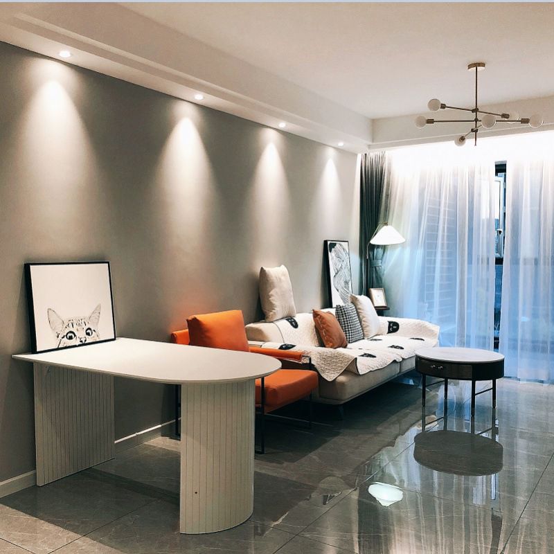 Witte eettafel eigentijdse stijl dinette tafel voor keukenhuis