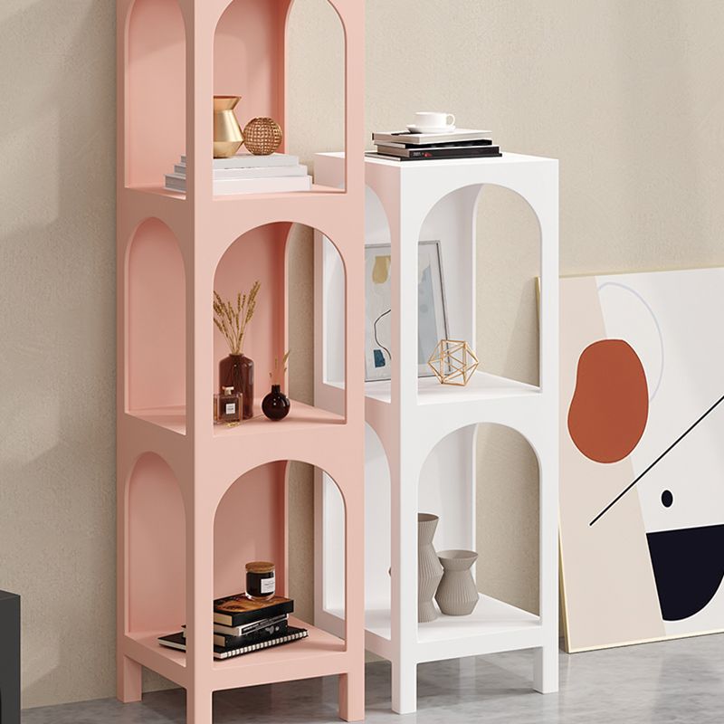 Modern Style Bookcase 13.78" Wide Metal Closed Back Bookshelf for Home Clearhalo 'Bookcases' 'furn' 'furn_bookcases' 'Furniture' 'furniture_bookcases' 'Office Furniture' 1200x1200_38e0f7ac-4717-4d3b-bed9-b433176b232a