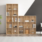 Closed Back Bookshelf Contemporary Style Bookcase for Office Home Study Room Clearhalo 'Bookcases' 'furn' 'furn_bookcases' 'Furniture' 'furniture_bookcases' 'Office Furniture' 1200x1200_38e1630e-c218-487f-8cce-cf3aff8515b3