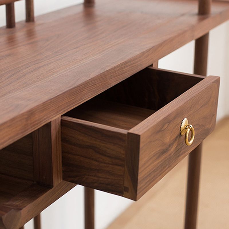 Mesa de consola de 34.65 "Glam Table de acento de consola de madera maciza de 1 cortavadora