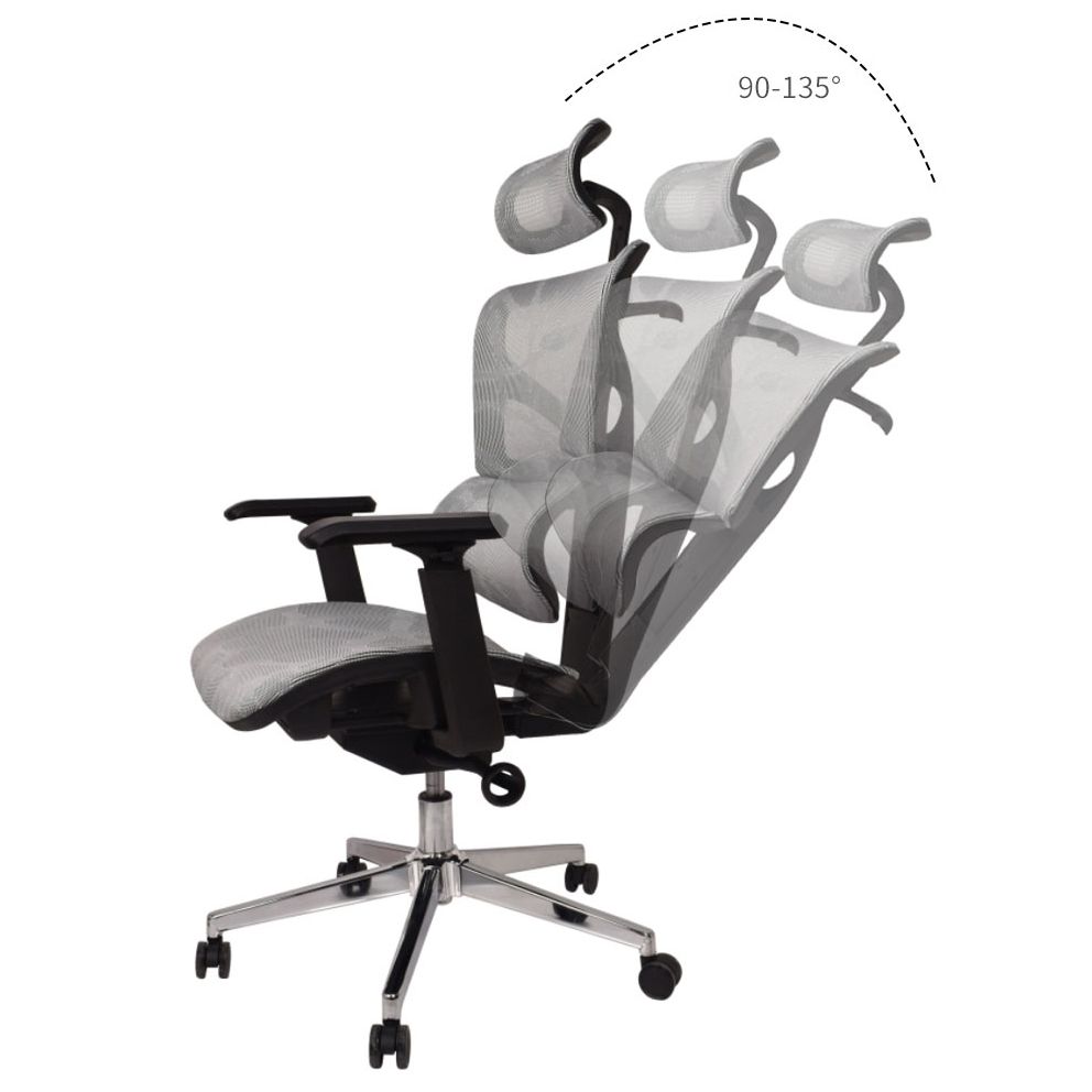Verstelbare stoelhoogte Executive Chair Swivel High Back Chair met caster wielen