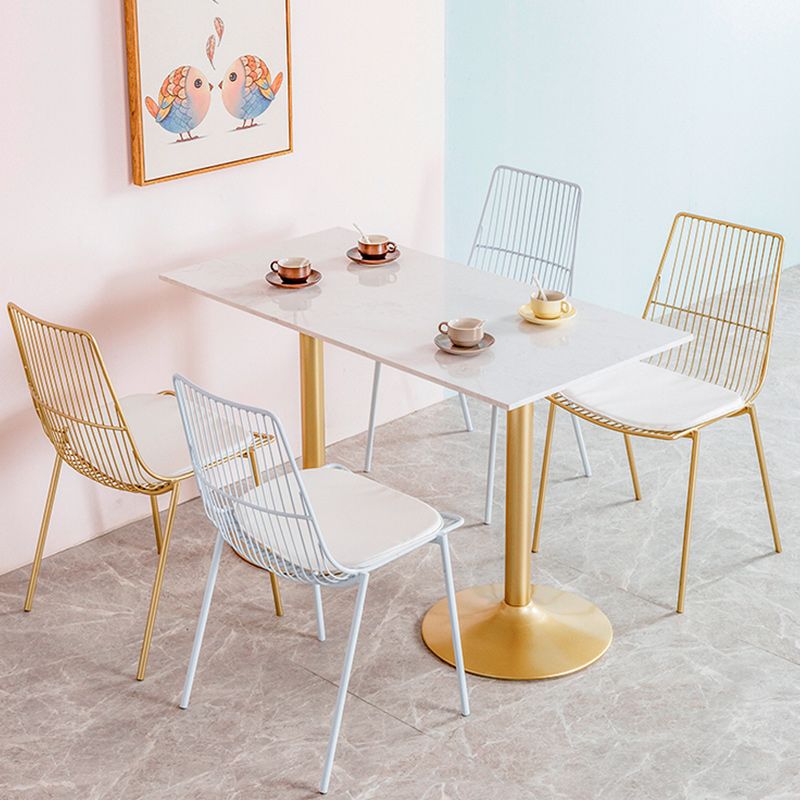 Glam Style Dining Chair Metal Windsor Back Dining Side Chair for Dining Room Clearhalo 'Dining Chairs' 'Dining Tables & Seating' 'dining_chair' 'furn' 'furn_dining_chair' 'Furniture' 'furniture_dining_chair' 'Kitchen & Dining Furniture' 1200x1200_38e5b3dd-60d1-448f-89fd-5857b791e248