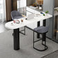 Stone Top Bar Dining Table Contemporary White Bar Dining Table with 3 Legs Clearhalo 'Bar Furniture' 'Bar Tables' 'bar_tables' 'furn' 'furn_bar_tables' 'Furniture' 'furniture_bar_tables' 'Kitchen & Dining Furniture' 1200x1200_38e672c6-ea34-4e95-b74b-6fe4a71baebc