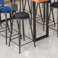Modern Bar-height Table with Black Base 41.3-inch Height Table Base Bar Table Clearhalo 'Bar Furniture' 'Bar Tables' 'bar_tables' 'furn' 'furn_bar_tables' 'Furniture' 'Kitchen & Dining Furniture' 1200x1200_38e79002-d4a2-4dff-8c4b-1232597e31bb