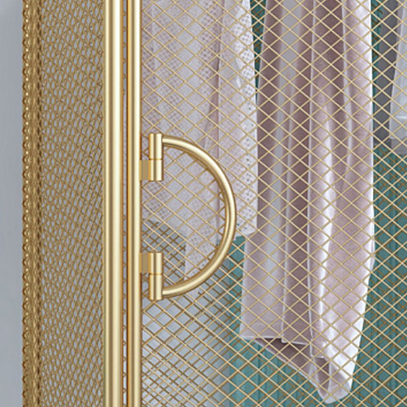 Metal Storage Cabinet Industrial Wardrobe Armoire with Garment Rod Clearhalo 'Armoires & Wardrobes' 'armoires_wardrobes' 'Bedroom Furniture' 'furn' 'furn_armoires_wardrobes' 'Furniture' 1200x1200_38e8ca6e-627f-4a4f-b2c8-a160ecf0fb41