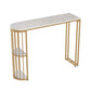 Glam Faux Marble 1/2/3 Pieces Bar Table Set Rectangle Bar Table with Metal Legs Clearhalo 'Bar Furniture' 'furn' 'furn_home_bar_bar_sets' 'Furniture' 'Home Bars & Bar Sets' 'home_bar_bar_sets' 'Kitchen & Dining Furniture' 1200x1200_38e93bd4-795c-4d32-a8fb-a2779fb4c90a