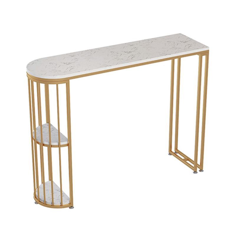 Glam Faux Marble 1/2/3 Pieces Bar Table Set Rectangle Bar Table with Metal Legs Clearhalo 'Bar Furniture' 'furn' 'furn_home_bar_bar_sets' 'Furniture' 'Home Bars & Bar Sets' 'home_bar_bar_sets' 'Kitchen & Dining Furniture' 1200x1200_38e93bd4-795c-4d32-a8fb-a2779fb4c90a