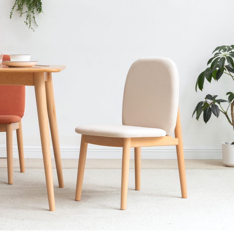 Sedie da pranzo a bracciale senza legno solido contemporaneo (set di 1/2/4/6/8)