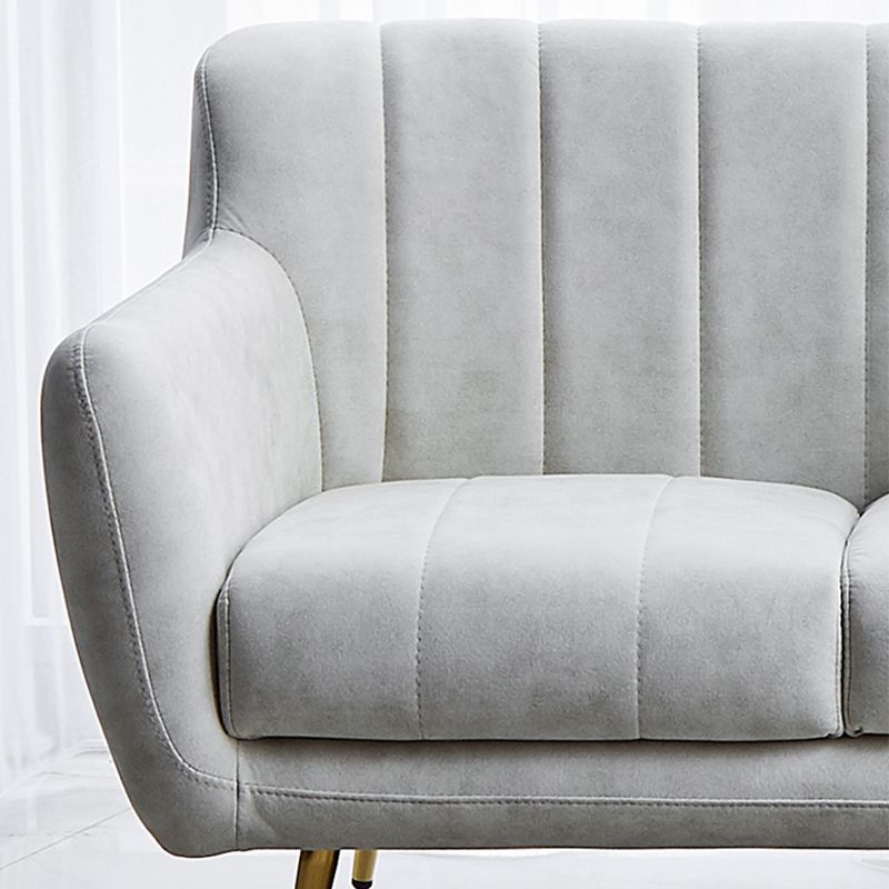 30.3"H Sewn Pillow Back Faux Leather Flared Arm Sofa for Living Room Clearhalo 'furn' 'furn_sofas' 'Furniture' 'furniture_sofas' 'Living Room Furniture' 'Sofa' 'sofas' 1200x1200_38f0e763-3e4c-4c6b-80c4-c94cea3933e1