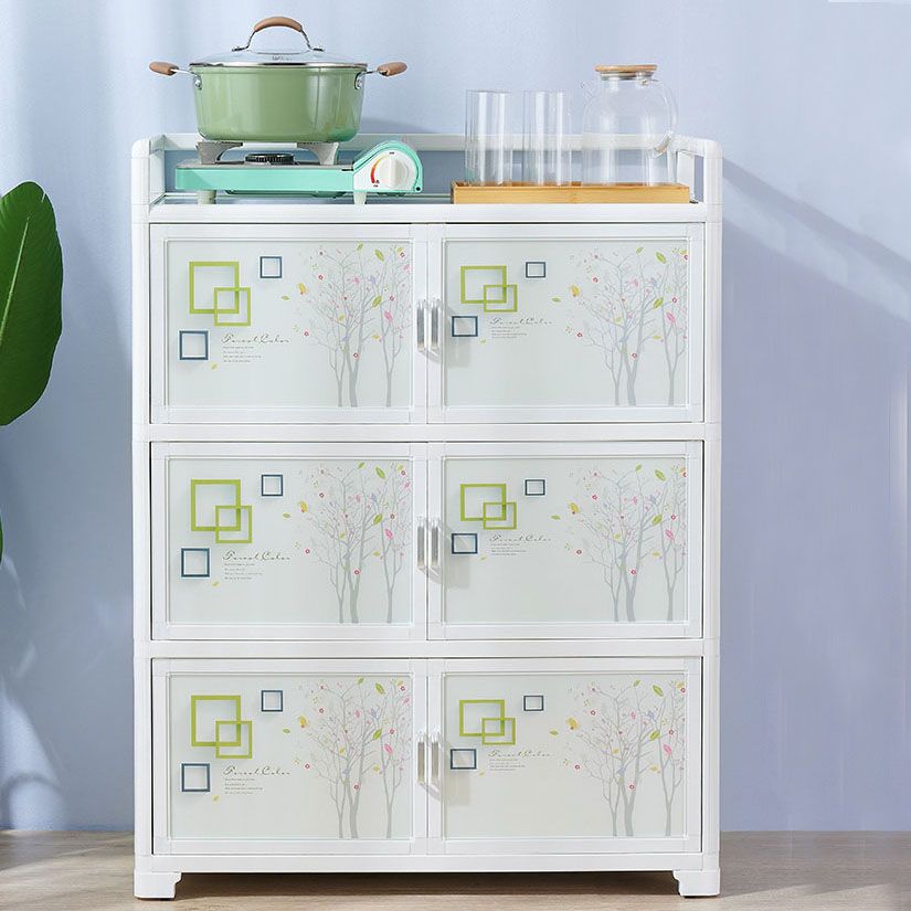 Porta contemporanea in stile contemporaneo sideboard metallico per cucina