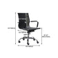 Modern & Contemporary Black Office Chair Fixed Arms Mesh Office Chair Clearhalo 'furn' 'furn_office_chair' 'Furniture' 'furniture_office_chair' 'Office Chairs' 'Office Furniture' 'office_chair' 1200x1200_38f3b56e-497d-4826-ab28-65f1f7cf5fed