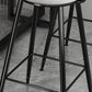 Mesa moderna de la mesa de barra de 1/3 piezas del mostrador de la piedra rectangular con taburetes altos para el balcón