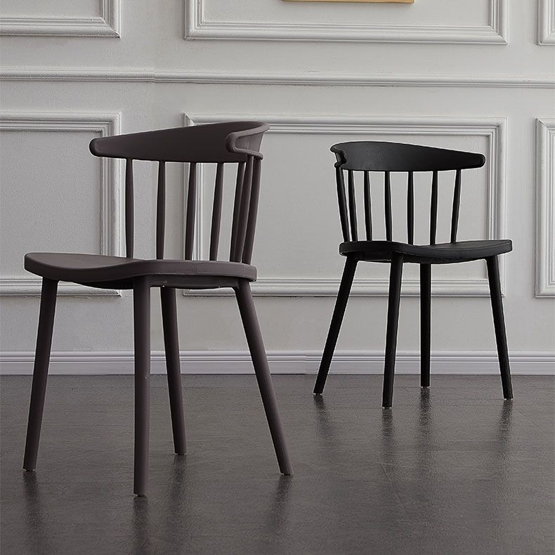 Modern Chairs Dining Armless Chairs with Plastic Legs for Kitchen Clearhalo ' kitchen&dining_furn' 'Dining Chairs' 'Dining Tables & Seating' 'dining_chair' 'furn' 'furn_dining_chair' 'Furniture' 'furniture_dining_chair' 'Kitchen & Dining Furniture' 'kitchen' 1200x1200_38f539bf-eed2-46ef-9b8a-9d04fb37de92